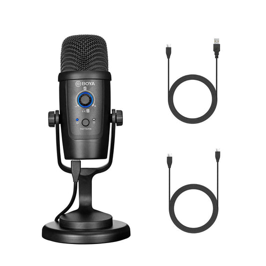 USB Microphone with USB-A & USB-C Cable