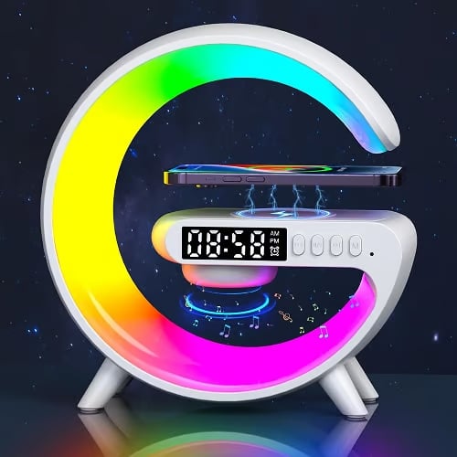 Digital Led Wireless Charger Speaker